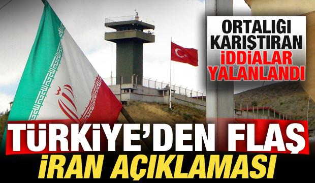 T&uuml;rkiye'den flaş İran a&ccedil;ıklaması! Ortalığı karıştıran iddialar yalanlandı