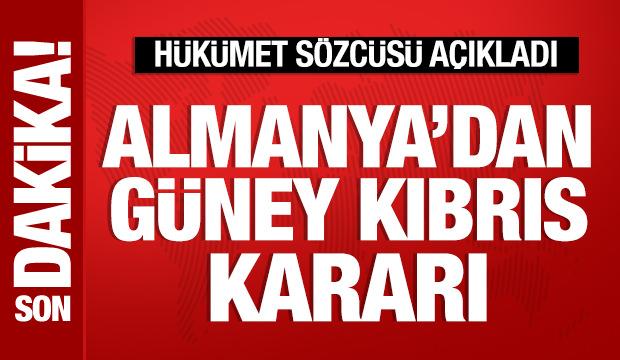 Almanya'dan G&uuml;ney Kıbrıs Rum Y&ouml;netimi kararı
