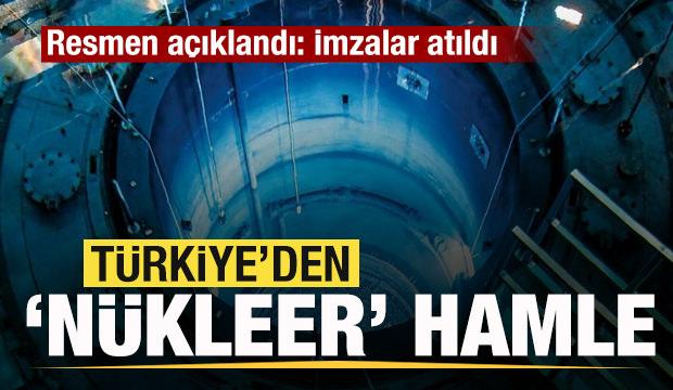Bayraktar duyurdu: T&uuml;rkiye'den dev 'N&uuml;kleer' anlaşması! İmzalar atıldı