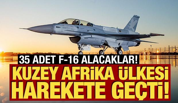 Kuzey Afrika'da dengeler değişiyor! 35 adet F-16 i&ccedil;in d&uuml;ğmeye basıldı
