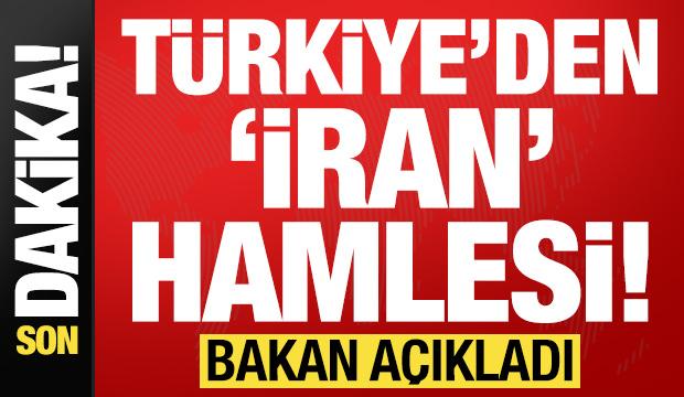Son dakika: T&uuml;rkiye'den İran hamlesi! Bakan kararı duyurdu...