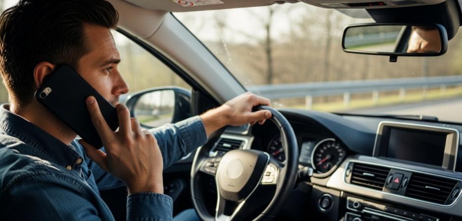 Seyir halinde telefon kullananlara b&uuml;y&uuml;k ceza: 3'&uuml;nc&uuml;de ehliyet gidecek