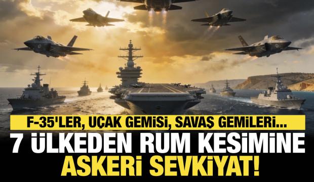 Avrupa'dan Akdeniz'e askeri &ccedil;ıkarma! Rum kesimine devasa yığınak