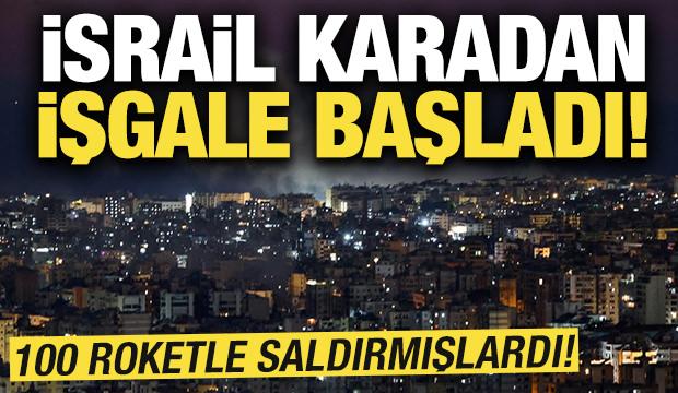 L&uuml;bnan duyurdu: İsrail, karadan işgale başladı