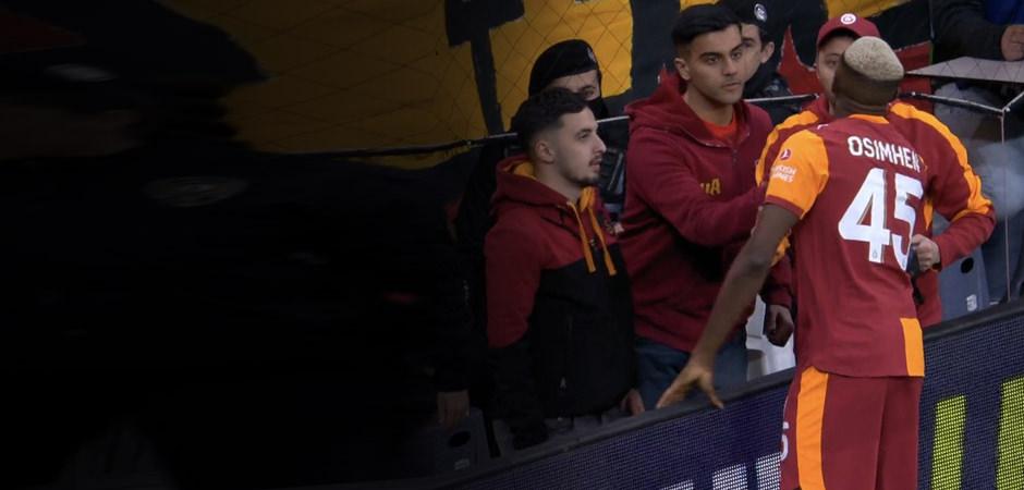 Ma&ccedil; &ouml;ncesi duygusal koreografi! Osimhen g&ouml;zyaşlarını tutamadı