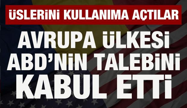 Romanya, ABD'nin &uuml;lkedeki hava &uuml;slerini kullanma talebini kabul etti