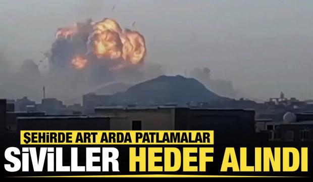 Tahran'da art arda patlamalar meydana geldi