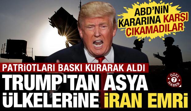 Trump'tan G&uuml;ney Kore'ye İran emri! Hava savunma sistemleri Ortadoğu'ya g&ouml;nderiliyor!
