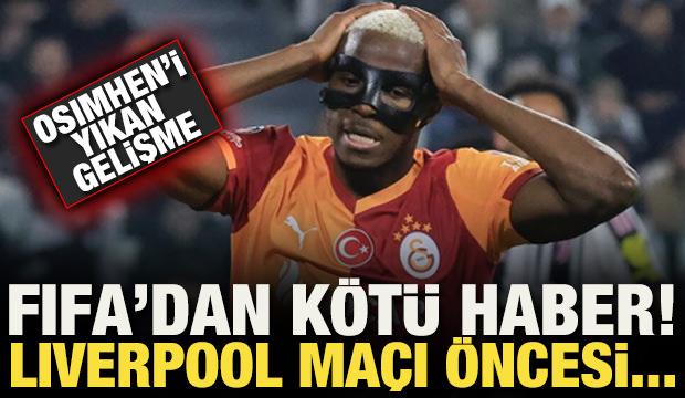 FIFA'dan Liverpool ma&ccedil;ına saatler kala Victor Osimhen'i yıkan karar!