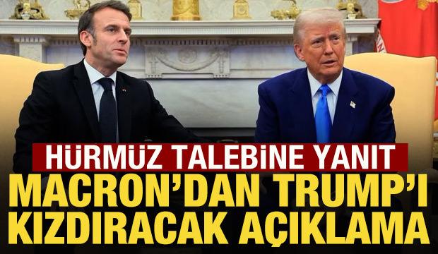 Macron'dan Trump'a yanıt: Savaşa katılmayacağız!