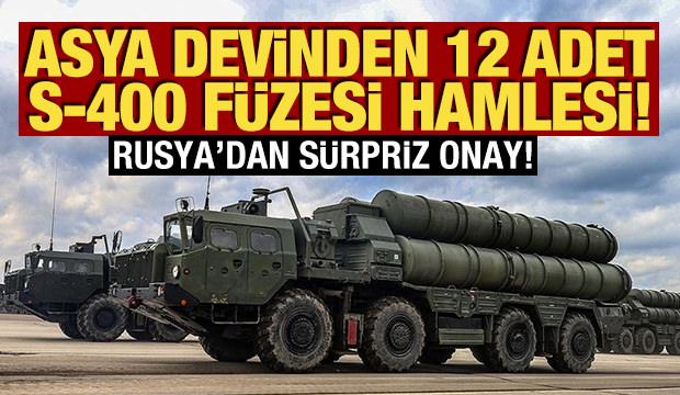 Rusya'dan s&uuml;rpriz onay geldi! Asya devinden 12 Adet S-400 f&uuml;zesi hamlesi