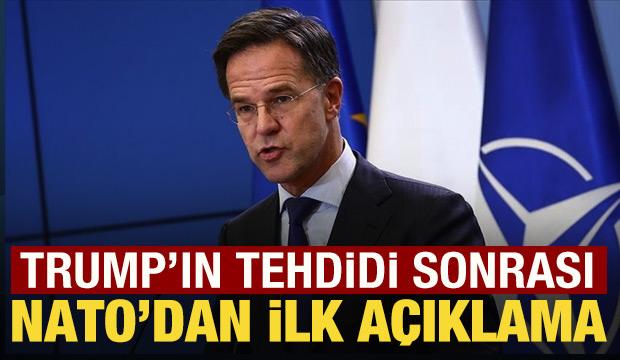 Trump'ın tehdidi sonrası NATO'dan a&ccedil;ıklama