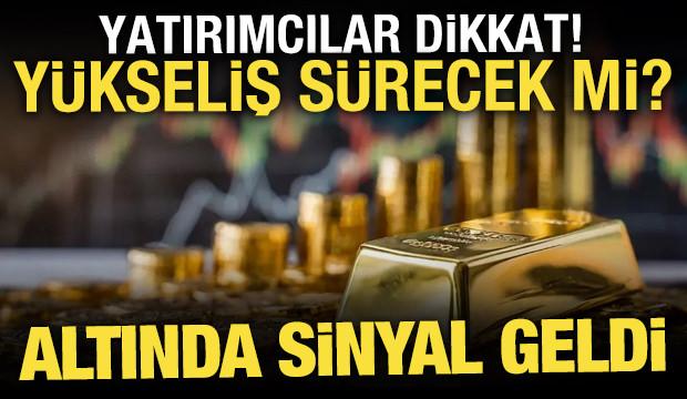 Yatırımcılar dikkat: Altındaki d&uuml;ş&uuml;ş b&uuml;y&uuml;k y&uuml;kselişin habercisi olabilir