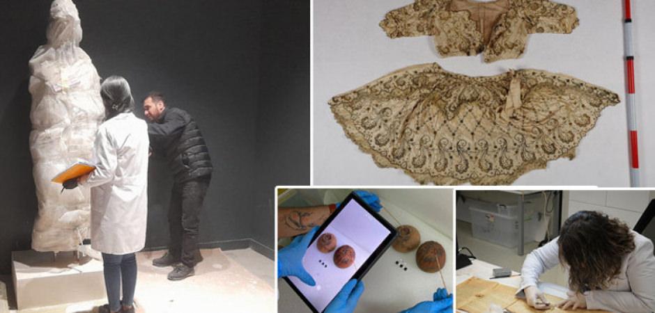 600 binden fazla eser dijital kimliğe kavuştu: Kimyasal işaretleme ile g&uuml;vence altındalar!