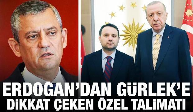 Erdoğan'dan Bakan G&uuml;rlek'e dikkat &ccedil;eken &Ouml;zg&uuml;r &Ouml;zel talimatı