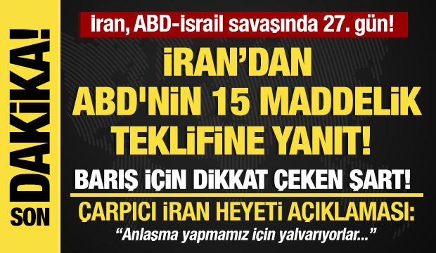 İran, ABD-İsrail savaşında 27. g&uuml;n! Son dakika gelişmeler