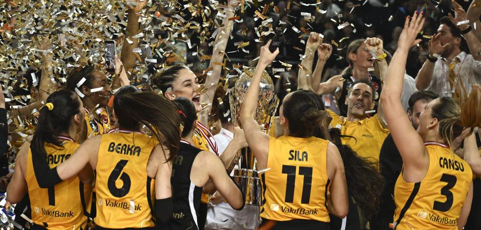Kupe Voley'de şampiyon VakıfBank!
