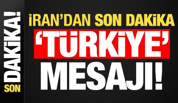 Son dakika: İran'dan son dakika 'T&uuml;rkiye' a&ccedil;ıklaması!