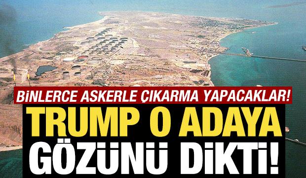 Trump o adaya g&ouml;z&uuml;n&uuml; dikti! Binlerce askerle &ccedil;ıkarma yapacaklar