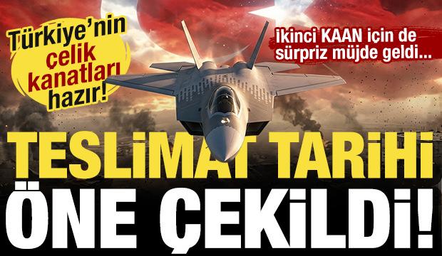 T&uuml;rkiye&rsquo;nin &ccedil;elik kanatları hazır! S&uuml;rpriz gelişme: KAAN'ın teslimat tarihi &ouml;ne &ccedil;ekildi!