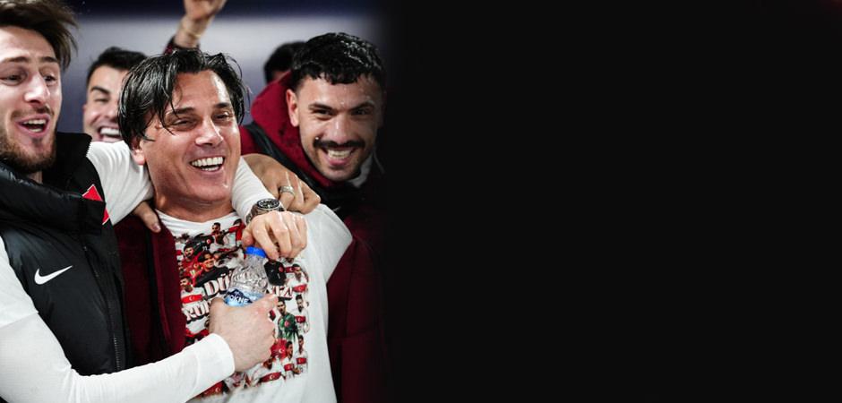 Bizim &Ccedil;ocuklar'dan Montella'ya canlı yayında şaka!