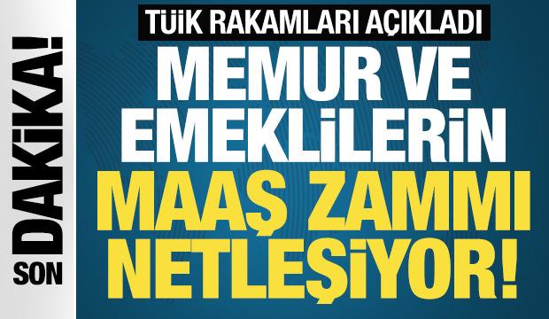 T&Uuml;İK rakamları a&ccedil;ıkladı: Emekli ve memur maaş zammı netleşiyor!