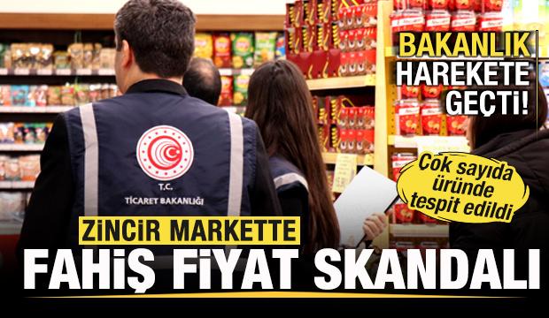 Bakanlık duyurdu! Zincir markette fahiş fiyat skandalı! &Ccedil;ok sayıda &uuml;r&uuml;nde tespit edildi