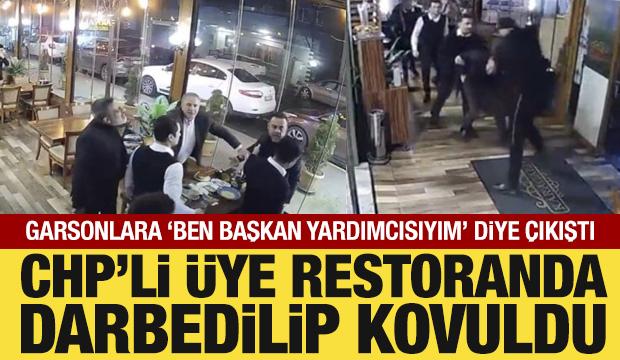 CHP'li meclis &uuml;yesi garsonlar tarafından d&ouml;v&uuml;ld&uuml;