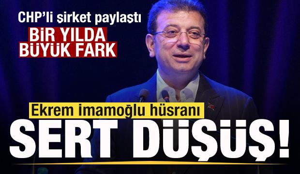 CHP'ye yakın anket şirketi paylaştı! Ekrem İmamoğlu h&uuml;sranı! Sert d&uuml;ş&uuml;ş