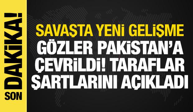 İran, ABD-İsrail savaşında son dakika! D&uuml;ğ&uuml;m bug&uuml;n Pakistan'da &ccedil;&ouml;z&uuml;lecek mi?