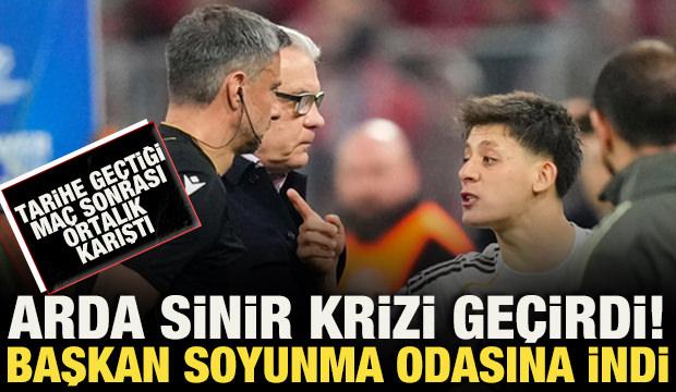 Arda G&uuml;ler tarihe ge&ccedil;tiği Bayern M&uuml;nih ma&ccedil;ı sonrası sinir krizi ge&ccedil;irdi!