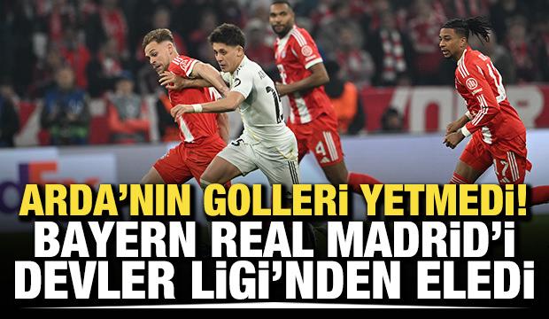 Arda G&uuml;ler'in golleri yetmedi! Bayern M&uuml;nih, Real Madrid'i Devler Ligi'nden eledi
