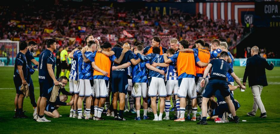 Atletico Madrid'i devirip Kral Kupası'nı aldılar