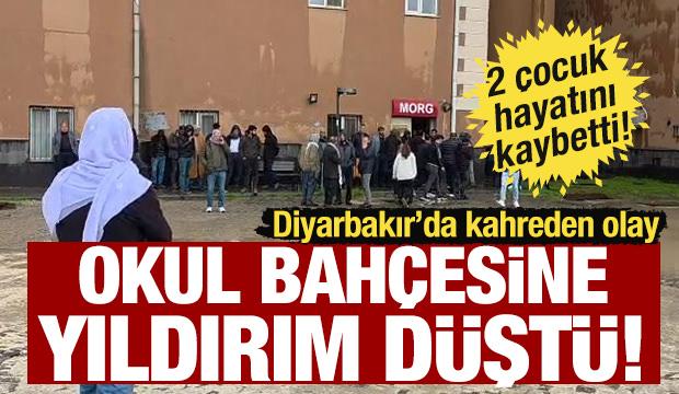 Okul bah&ccedil;esine yıldırım d&uuml;şt&uuml;: 2 &ccedil;ocuk &ouml;ld&uuml;, 1'i ağır yaralı!