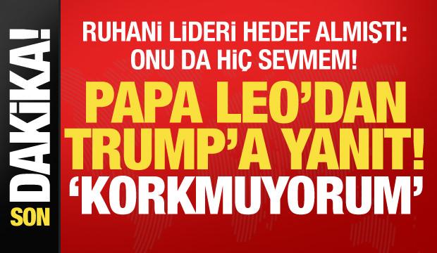 Papa'dan Trump'a yanıt: Korkmuyorum, sesimi y&uuml;kseltmeye devam edeceğim!