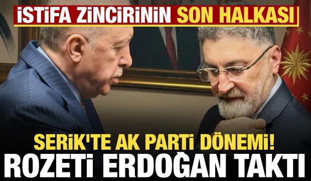 Serik'te yeni d&ouml;nem! Kadir Kumbul AK Parti'ye katıldı, rozetini Erdoğan taktı