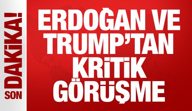 Suikast girişimi sonrası Erdoğan ve Trump'tan kritik g&ouml;r&uuml;şme!