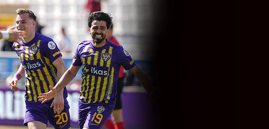 Ey&uuml;pspor'dan ligde kalma adına kritik 3 puan! Gaziantep FK'yi 3 golle devirdiler