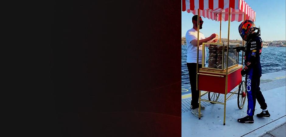 Formula 1 pilotu Tsunoda&rsquo;dan İstanbul&rsquo;da simit keyfi