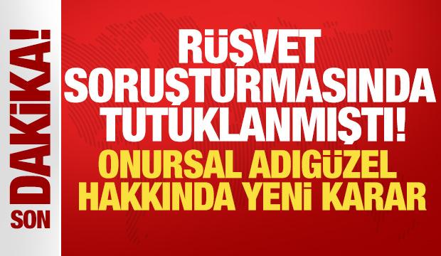 İ&ccedil;işleri Bakanlığı duyurdu: Onursal Adıg&uuml;zel g&ouml;revinden uzaklaştırıldı