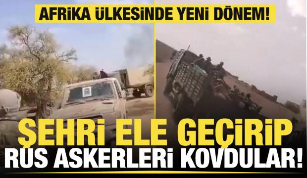 Afrika &uuml;lkesinde yeni d&ouml;nem! Şehri ele ge&ccedil;irip Rus askerleri kovdular!