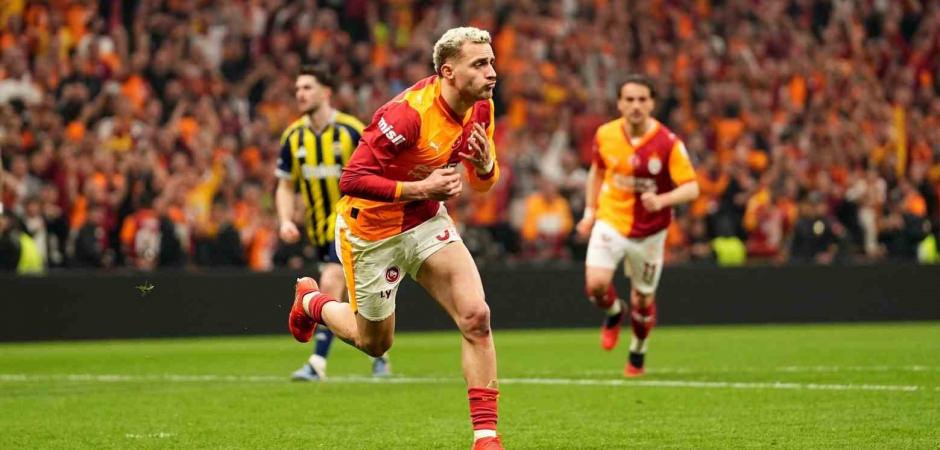 Aslan Fenerbah&ccedil;e'nin fişini &ccedil;ekti! Galatasaray derbiyi farklı kazandı