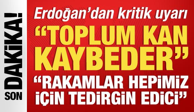 Cumhurbaşkanı Erdoğan: 'Aile zayıfladığında toplum kan kaybeder'