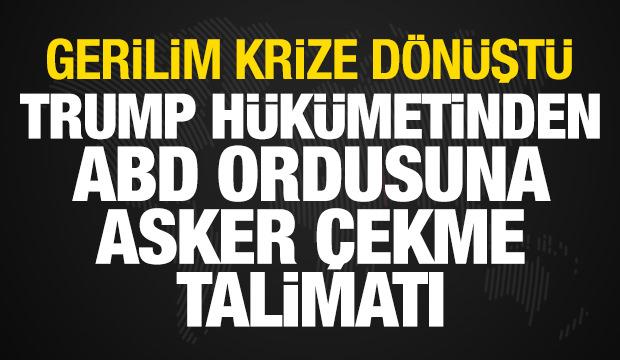 Trump h&uuml;k&uuml;metinden ABD ordusuna Almanya'dan asker &ccedil;ekme talimatı