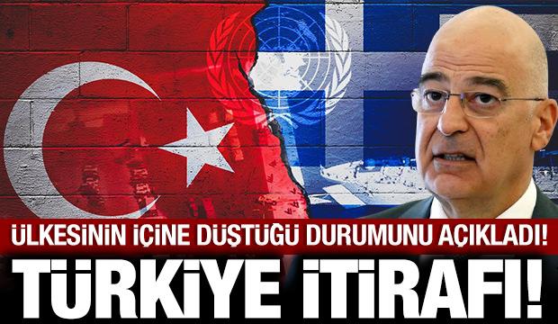 Yunan bakandan T&uuml;rkiye itirafı: &Uuml;lkesinin i&ccedil;ine d&uuml;şt&uuml;ğ&uuml; durumu a&ccedil;ıkladı