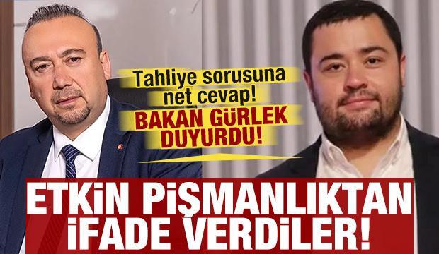 Bakan G&uuml;rlek duyurdu: &Ouml;zkan Yalım etkin pişmanlıktan ifade verdi!
