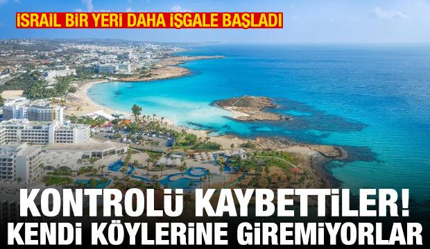 G&uuml;ney Kıbrıs'ta İsrail işgali b&uuml;y&uuml;yor: Rumlar k&ouml;ylerine giremiyor