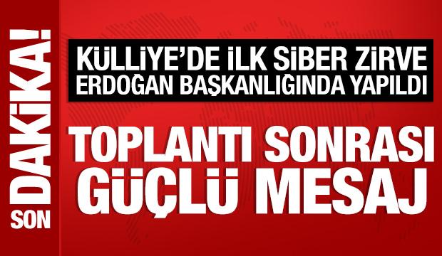 K&uuml;lliye'de ilk siber zirve: Toplantı sonrası a&ccedil;ıklama yapıldı