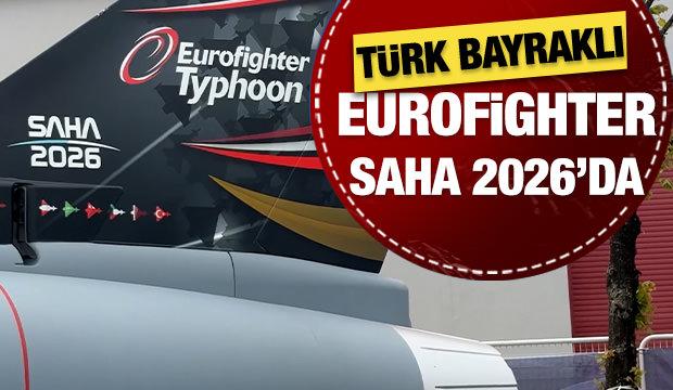 T&uuml;rk bayrağıyla Eurofighter Typhoon ilk kez SAHA 2026&rsquo;da