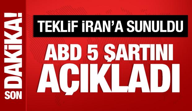 ABD, İran'a 5 şart sundu